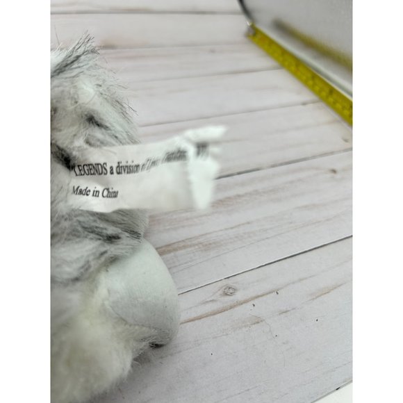 Legends Fuzzy Friends 7" Snowy White Spotted Owl 7" Plush Stuffed Animal Bird - Picture 5 of 7